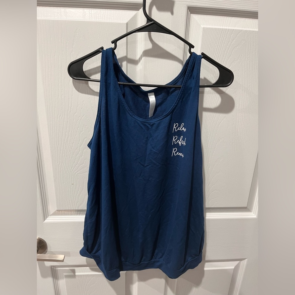 🧰Cacique Blue Lounge Tank Top